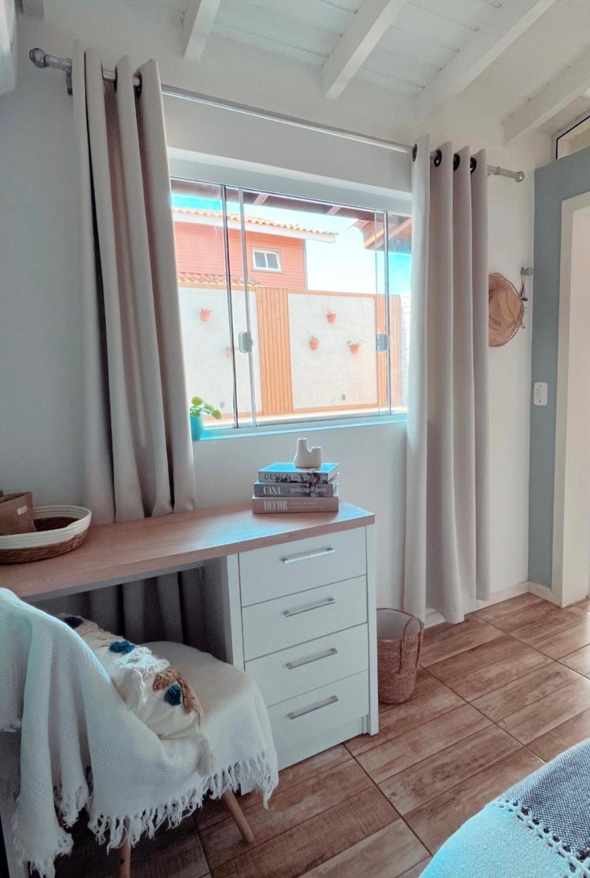 Casa com piscina e acesso a pé à Praia do Santinho Florianópolis Esterno foto